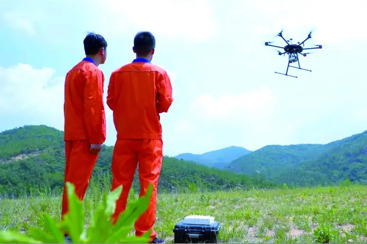 港闸无人机倾斜摄影巡检拍摄